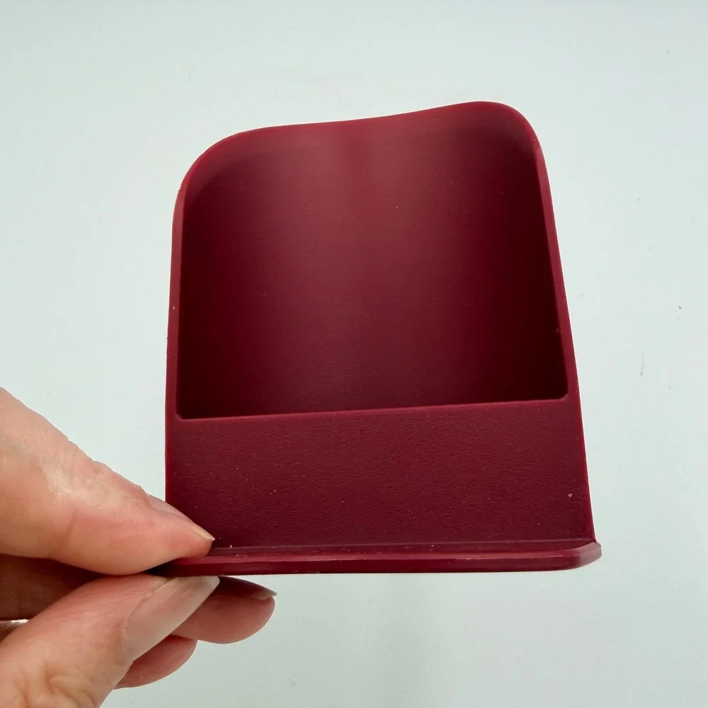 Tupperware 292-17 Modular Mates Maroon Dark Red Plastic Measuring Scoop Cup